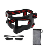 Maxbell Nose Guard for Broken Nose, Basketball Face Mask for Basketball Soccer Teens Black Red