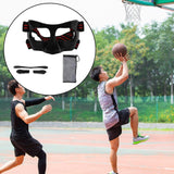 Maxbell Nose Guard for Broken Nose, Basketball Face Mask for Basketball Soccer Teens Black Red