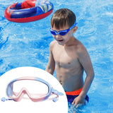 Maxbell Kids Swimming Goggles Waterproof Swim Goggles for Children Boys Girls Diving Pink and Blue