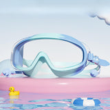 Maxbell Kids Swimming Goggles Waterproof Swim Goggles for Children Boys Girls Diving Blue and Green