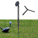 Maxbell Golf Tripod Selfie Stand with Smartphone Mount Sturdy Accessories Telescopic Black Ground Spike