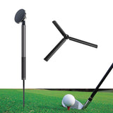 Maxbell Golf Tripod Selfie Stand with Smartphone Mount Sturdy Accessories Telescopic Black Ground Spike