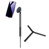 Maxbell Golf Tripod Selfie Stand with Smartphone Mount Sturdy Accessories Telescopic Black Ground Spike