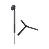 Maxbell Golf Tripod Selfie Stand with Smartphone Mount Sturdy Accessories Telescopic Silvery Ground Spike