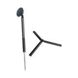 Maxbell Golf Tripod Selfie Stand with Smartphone Mount Sturdy Accessories Telescopic Silvery Ground Spike