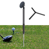 Maxbell Golf Tripod Selfie Stand with Smartphone Mount Sturdy Accessories Telescopic Silvery Ground Spike