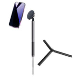 Maxbell Golf Tripod Selfie Stand with Smartphone Mount Sturdy Accessories Telescopic Silvery Ground Spike