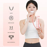 Maxbell Breathing Exercise Device Running Abdominal Exerciser Practical Lung Trainer Pink