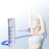 Maxbell Breathing Exercise Device Running Abdominal Exerciser Practical Lung Trainer Blue