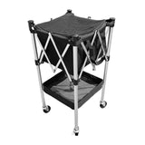 Maxbell Tennis Ball Basket Cart Foldable Pickleball Storage Cart for Clubs Playrooms