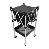 Maxbell Tennis Ball Basket Cart Foldable Pickleball Storage Cart for Clubs Playrooms