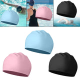 Maxbell Swim Cap Swim Gear Silicone for Curly Short Medium Long Hair Men Women Beach Blue