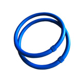 Maxbell Weighted Exercise Arm Hoop Foam Portable Arms Fitness Circles for Gym Travel Blue
