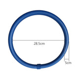 Maxbell Weighted Exercise Arm Hoop Foam Portable Arms Fitness Circles for Gym Travel Blue