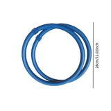 Maxbell Weighted Exercise Arm Hoop Foam Portable Arms Fitness Circles for Gym Travel Blue