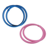 Maxbell Weighted Exercise Arm Hoop Foam Portable Arms Fitness Circles for Gym Travel Blue