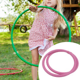 Maxbell Weighted Exercise Arm Hoop Foam Portable Arms Fitness Circles for Gym Travel Pink
