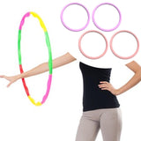 Maxbell Arm Hoop Portable (33cm Diameter) Quiet Foam Fitness Hoop for Home Men Women Purple