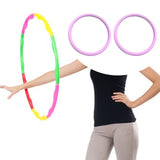Maxbell Arm Hoop Portable (33cm Diameter) Quiet Foam Fitness Hoop for Home Men Women Purple