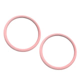 Maxbell Arm Hoop Portable (33cm Diameter) Quiet Foam Fitness Hoop for Home Men Women Pink