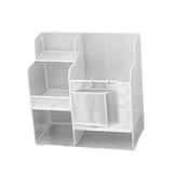 Maxbell Fitness Equipment Organizer Ball Holder for Resistance Band Soccer White