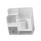 Maxbell Fitness Equipment Organizer Ball Holder for Resistance Band Soccer White