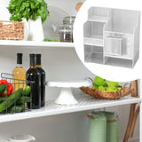 Maxbell Fitness Equipment Organizer Ball Holder for Resistance Band Soccer White