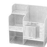 Maxbell Fitness Equipment Organizer Ball Holder for Resistance Band Soccer White