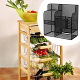 Maxbell Fitness Equipment Organizer Ball Holder for Resistance Band Soccer Black