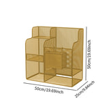 Maxbell Fitness Equipment Organizer Ball Holder for Resistance Band Soccer Gold