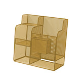 Maxbell Fitness Equipment Organizer Ball Holder for Resistance Band Soccer Gold