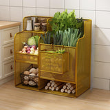 Maxbell Fitness Equipment Organizer Ball Holder for Resistance Band Soccer Gold