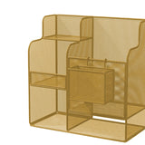 Maxbell Fitness Equipment Organizer Ball Holder for Resistance Band Soccer Gold