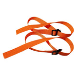 Maxbell 2 Pieces Rowing Machine Feet Straps Portable Universal Easy to Install 76 cm Orange