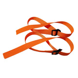 Maxbell 2 Pieces Rowing Machine Feet Straps Portable Universal Easy to Install 76 cm Orange