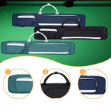 Maxbell Billiards Pool Case 1/2 Jointed Cue Cases Protector Billiard Rod Storage Bag Green