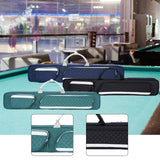 Maxbell Billiards Pool Case 1/2 Jointed Cue Cases Protector Billiard Rod Storage Bag Green