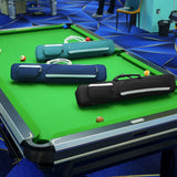 Maxbell Billiards Pool Case 1/2 Jointed Cue Cases Protector Billiard Rod Storage Bag Green