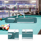 Maxbell Billiards Pool Case 1/2 Jointed Cue Cases Protector Billiard Rod Storage Bag Green