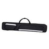 Maxbell Billiards Pool Case 1/2 Jointed Cue Cases Protector Billiard Rod Storage Bag Black