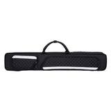 Maxbell Billiards Pool Case 1/2 Jointed Cue Cases Protector Billiard Rod Storage Bag Black