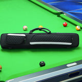 Maxbell Billiards Pool Case 1/2 Jointed Cue Cases Protector Billiard Rod Storage Bag Black