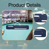 Maxbell Billiards Pool Case 1/2 Jointed Cue Cases Protector Billiard Rod Storage Bag Blue