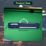 Maxbell Billiards Pool Case 1/2 Jointed Cue Cases Protector Billiard Rod Storage Bag Blue