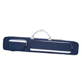 Maxbell Billiards Pool Case 1/2 Jointed Cue Cases Protector Billiard Rod Storage Bag Blue