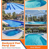 Maxbell Volleyball Net Only Weatherproof Foldable with Storage Bag Practice for Pool