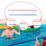 Maxbell Volleyball Net Only Weatherproof Foldable with Storage Bag Practice for Pool