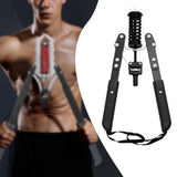 Maxbell Arm Exerciser Nonslip Arm Strength Bar for Beginners and Professionals Bicep black