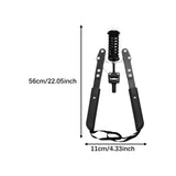 Maxbell Arm Exerciser Nonslip Arm Strength Bar for Beginners and Professionals Bicep black