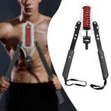 Maxbell Arm Exerciser Nonslip Arm Strength Bar for Beginners and Professionals Bicep red